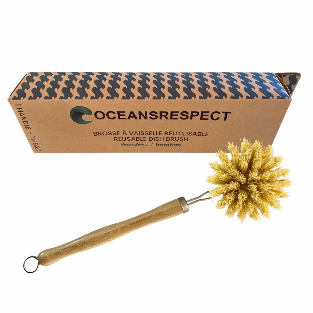 Brosse à Vaisselle en Bambou : L’alliée zéro plastique pour une cuisine durable ! 🌱 Résistante, compostable et 100% naturelle. Parfaite pour les casseroles, poêles et verres. ➡️ Je la veux !