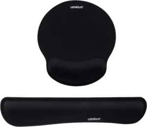 Tapis de souris ergonomique avec repose-poignet – home office setup